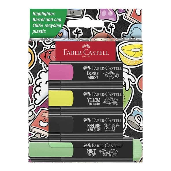 Faber Castell Fosforlu Kalem Graffiti Textliner 46 4X 5030254690000 ürün görseli 1