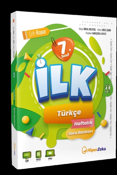 Hiperzeka 7.Sınıf İlk Türkçe Haftalık Soru Bankası ürün görseli 1