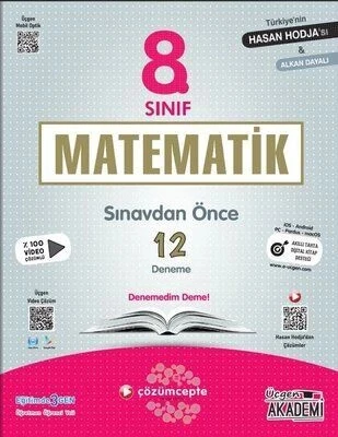 Üçgen 8.Sınıf Matematik 12 Deneme ürün görseli 1