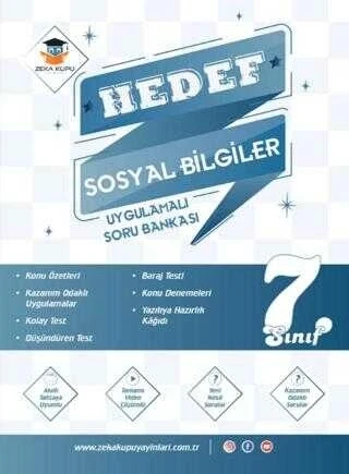 Zeka Küpü 7.Sınıf Hedef Sosyal Bilgiler Uygulamalı Soru Bankası ürün görseli 1