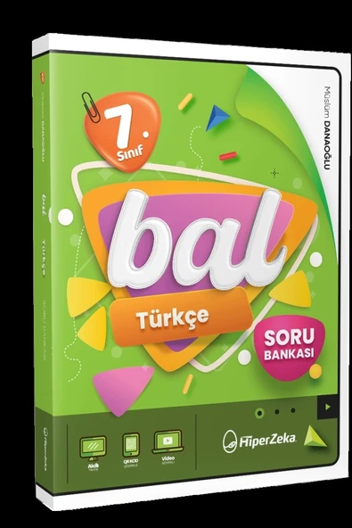 Hiperzeka 7.Sınıf Bal Türkçe Soru Bankası ürün görseli 1