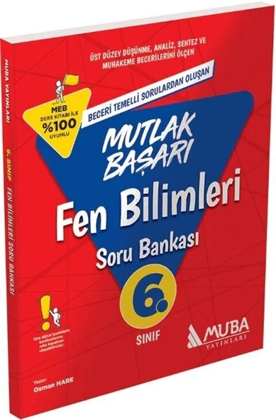 6.Sınıf Fen Bilimleri Soru Bankası Muba Yayınları ürün görseli 1