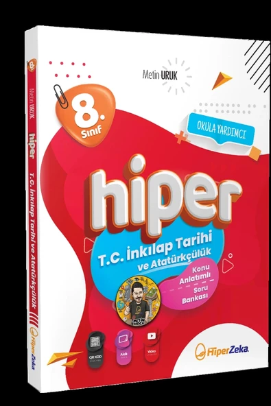 Hiperzeka 8.Sınıf İnkılap Tarihi Konu Anlatımlı Soru Bankası ürün görseli 1
