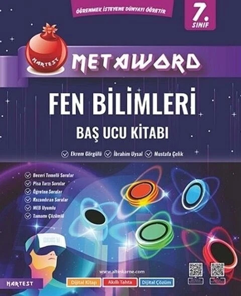 Nartest 7.Sınıf Metavord Fen Bilimleri Başucu Kitabı ürün görseli 1