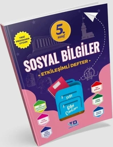Tandem 5.Sınıf Sosyal Bilgiler Etkileşimli Defter ürün görseli 1