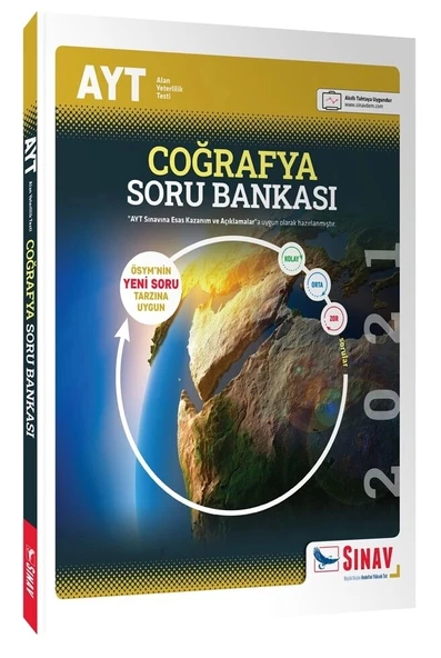 Sınav Ayt Coğrafya Soru Bankası ürün görseli 1