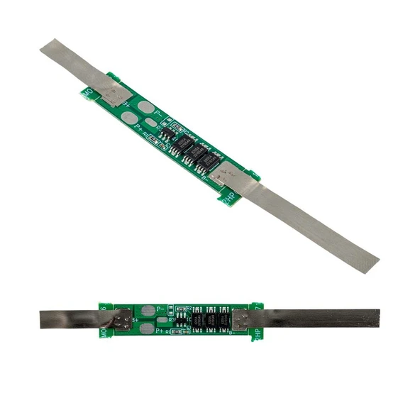 Weko BMS-24009 1S 6A 3.7V BMS Devresi Lityum Batarya Şarj Modülü (35X8.5X2mm) ürün görseli 1
