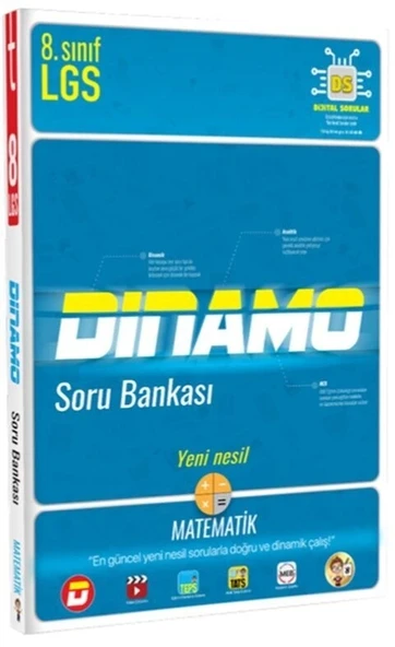 Tonguç 8.Sınıf Matematik Dinamo Soru Bankası ürün görseli 1