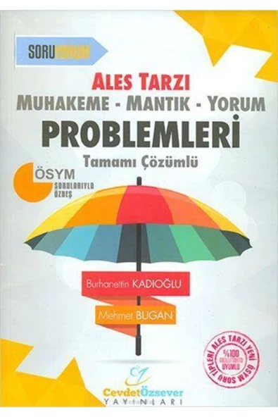 Ales Tarzı Muhakeme Mantık Yorum Problemleri Tamamı Çözümlü Soru Bankası Cevdet Özsever ürün görseli 1