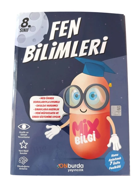 Onburda 8. Sınıf Fen Bilimleri Konu Anlatım Fasikülü ürün görseli 1
