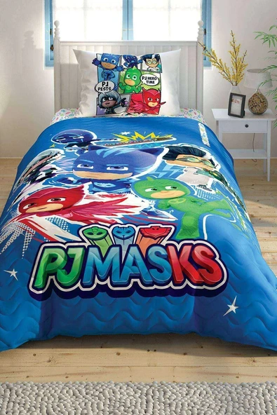 TAÇ PJ MASKS LİSANSLI COMPLETE SET TEK KİŞİLİK ürün görseli 1