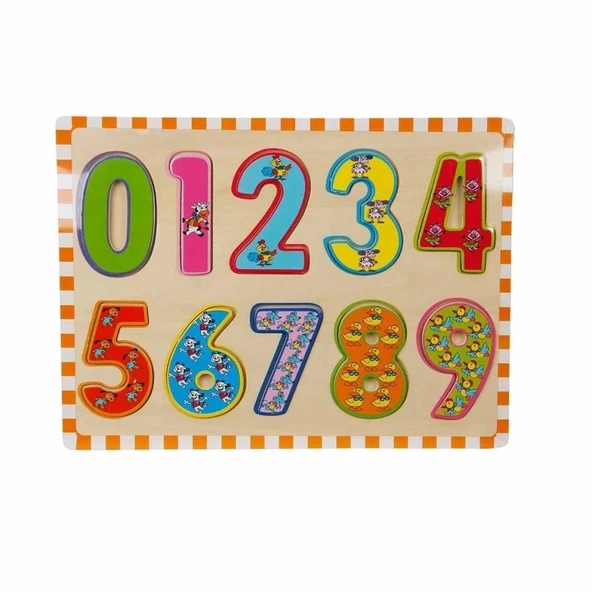 Mey İthalat® 5215 -Puzzle Numbers 10 Parça - Resim 3