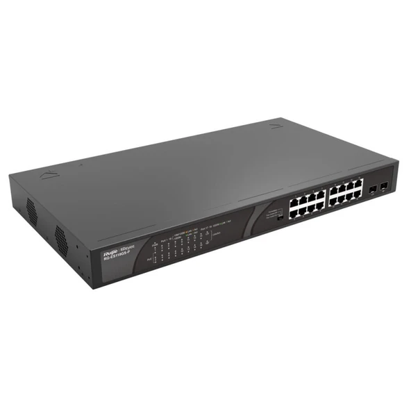 Ruijie Reyee RG-ES118GS-P 16 Port Gigabit 2xsfp Yönetilemez Poe Switch ürün görseli 1