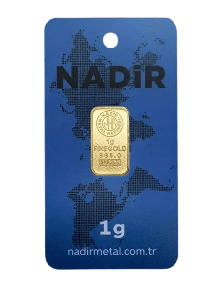 NadirGold 1 Gr Külçe Altın ürün görseli 1