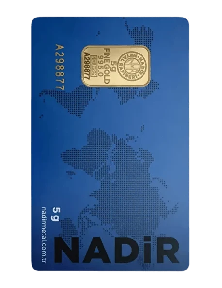 NadirGold 5 Gr Külçe Altın ürün görseli 1
