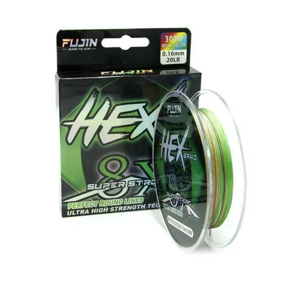 Fujin Hex Braid x8 PE İp Olta Misinası 300mt - Resim 4