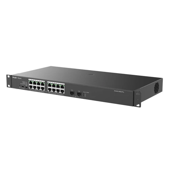 Reyee RG-ES118GS-P-L 18-Portlu 10/100/1000 Mbps Yönetilmeyen PoE Swtich ürün görseli 1