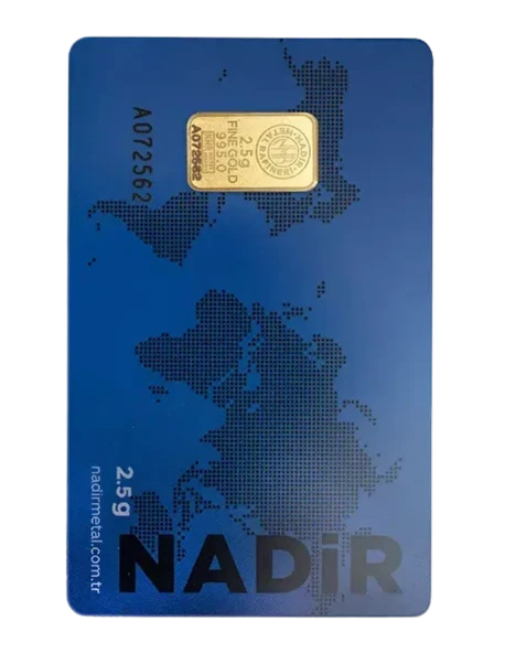 NadirGold 2‚5 Gr Külçe Altın ürün görseli 1