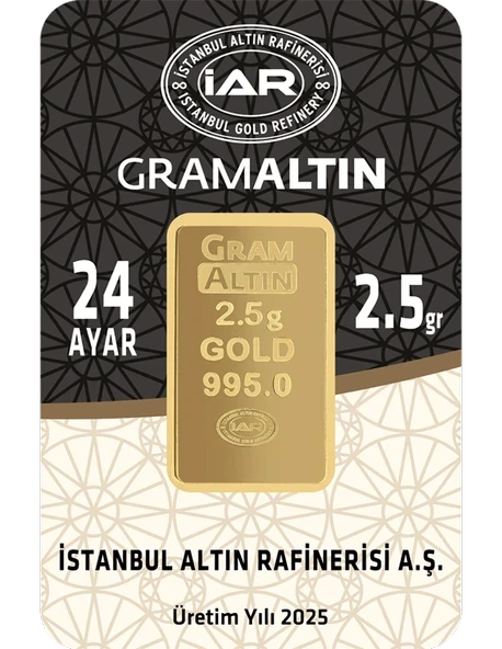 2,5 GRAM 24 AYAR İAR GRAMALTIN ürün görseli 1