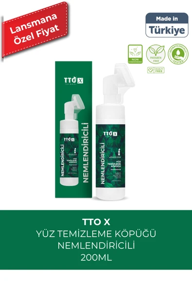 TTO-X Nemlendirici Yüz Köpüğü 200 ml – Lansman Fiyatı ürün görseli 1