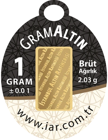 1 GRAM 24 AYAR İAR GRAMALTIN - Resim 2