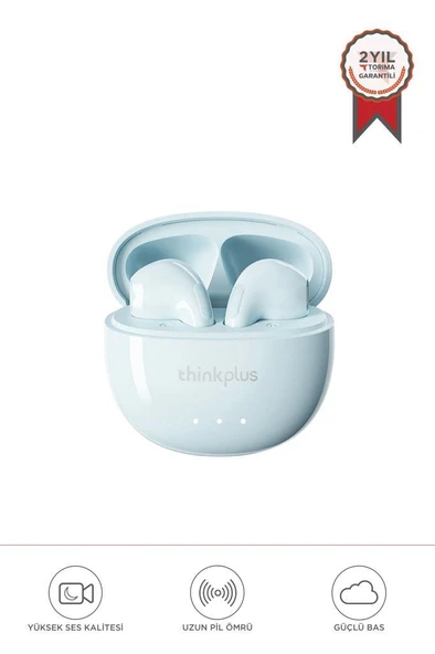 Bluetooth Kulaklık Kulak İçi Tws Thinkplus Kablosuz Kulaklık LP2 Pro Mavi ürün görseli 1