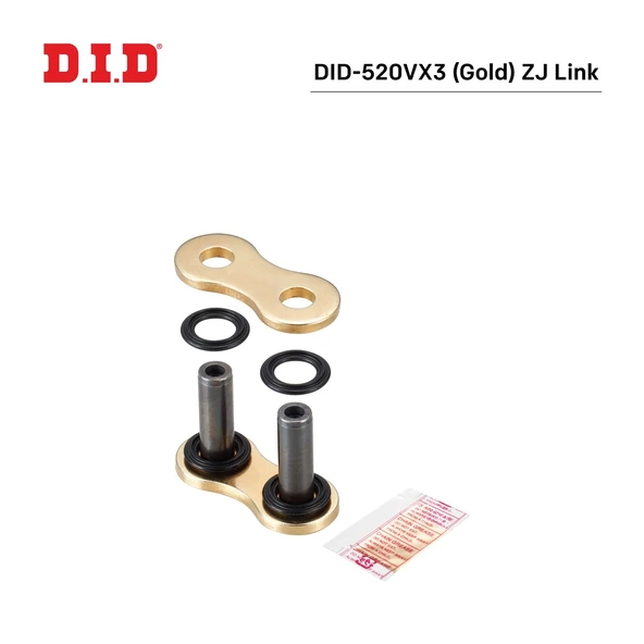DID-520VX3 GOLD Z J BİRLEŞTİRİCİ BAKLA YAMAHA YZF R25 250cc 2015-2024 ürün görseli 1
