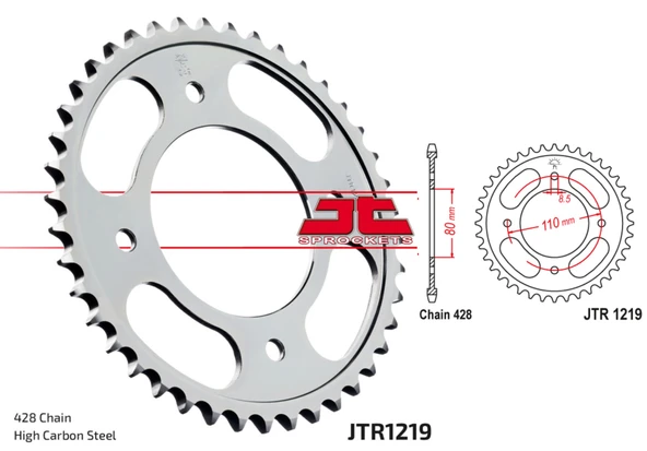 ARKA DİŞLİ JTR1219-41 ürün görseli 1