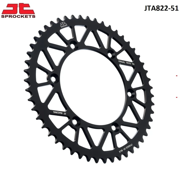 ARKA DİŞLİ SİYAH ALÜMİNYUM BLK HUSQVARNA TE 450cc DİŞLİ SAYISI : +1 2002-2010 ürün görseli 1