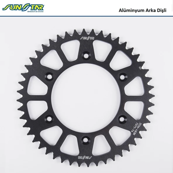 ARKA DİŞLİ SİYAH ALÜMİNYUM BETA RR 2T ENDURO RACING 300cc 2013-2021 ürün görseli 1