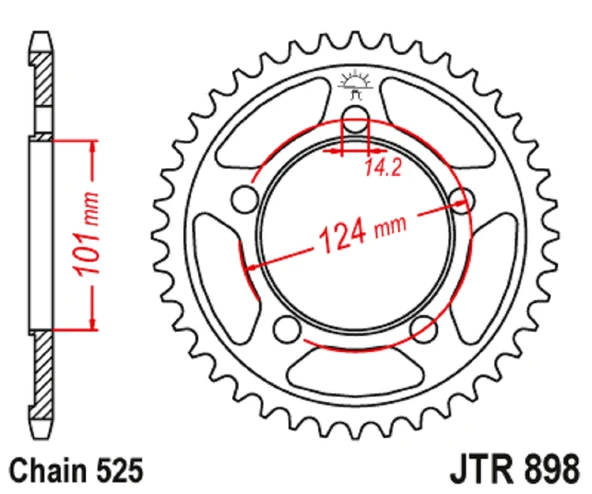 ARKA DİŞLİ KTM SUPER DUKE R 990cc 2005-2012 - Resim 2