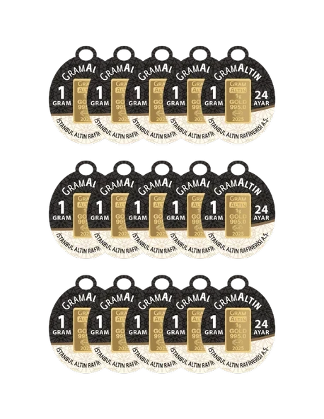 15 GRAM 24 AYAR İAR GRAMALTIN ( 1gr x 15 Adet ) ürün görseli 1