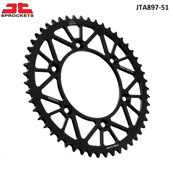 ARKA DİŞLİ SİYAH ALÜMİNYUM BLK KTM EXC F 250cc DİŞLİ SAYISI : +1 1996-2013 ürün görseli 1