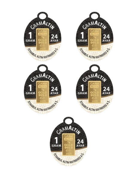 5 GRAM 24 AYAR İAR GRAMALTIN ( 1gr x 5 Adet ) ürün görseli 1