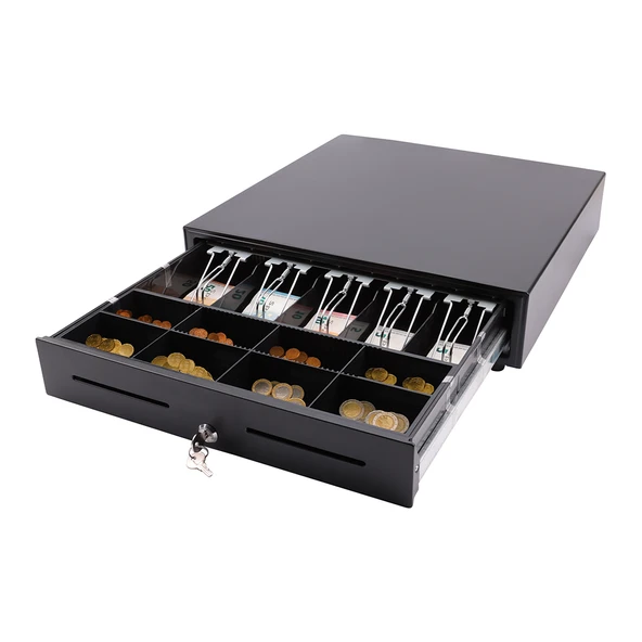 Olympia XLD 460A Geniş Tip Metal Para Çekmecesi (8 Bozuk Para, 4 Kağıt Para Bölmeli) ürün görseli 1