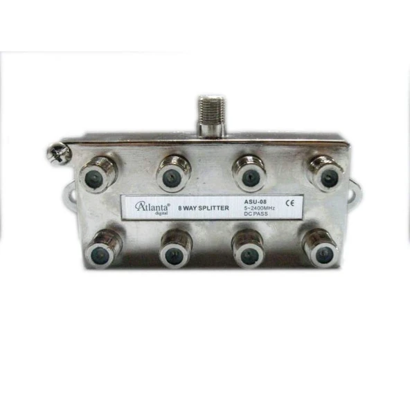 ASU-08 1/8 8li Uydu Bölücü Splitter 5-2400 MHz ürün görseli 1
