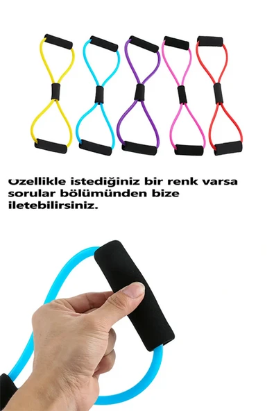 Fitness Spor Aletleri 1 Adet Pilates Egzersiz Bandı Direnç Lastiği Spor Outdoor Plates ürün görseli 1