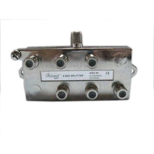 ASU-06 1/6 6lı Uydu Bölücü Splitter 5-2400 MHz ürün görseli 1