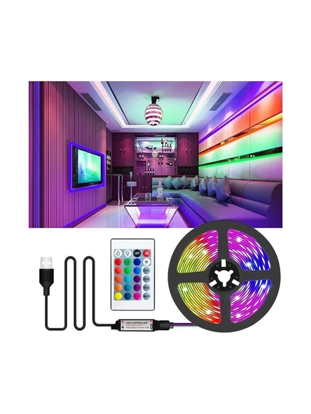 CT-4566 Tv Arkası Ambiyans Rgb LED Seti 3 Metre ürün görseli 1