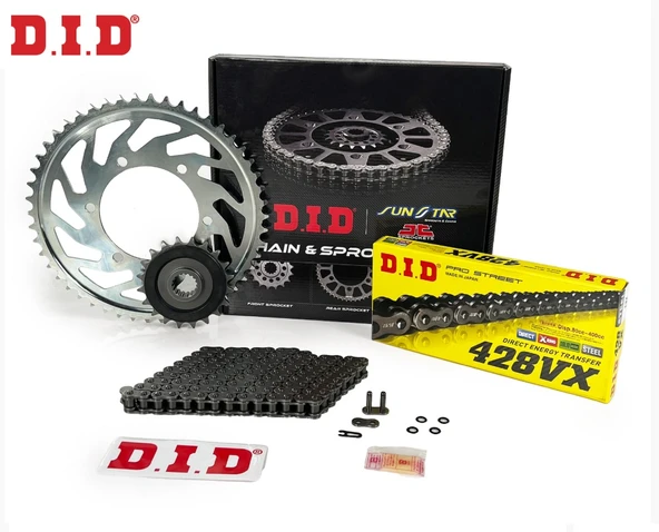 Zincir Dişli Seti Honda Cb F 125cc Ön +1 2021-2024 ürün görseli 1