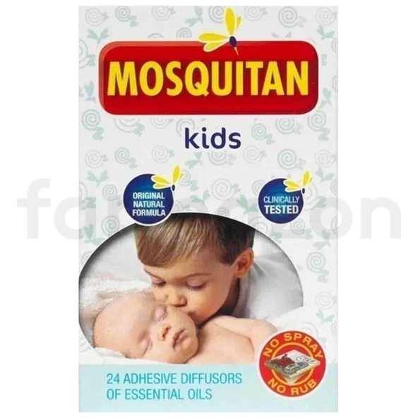 Mosquitan Kids Çocuk Haşere Karşıtı Bant 24'lü ürün görseli 1