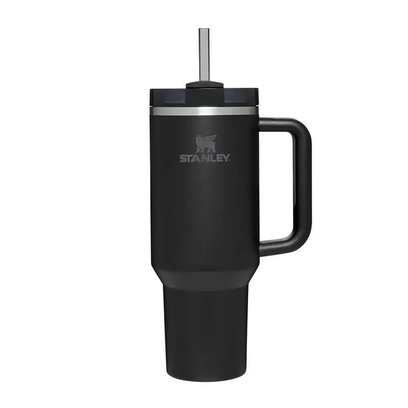 Stanley Quencher 1.18 Li̇tre Pi̇petli̇ Termos Black ürün görseli 1