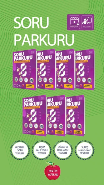 Newton 8.Sınıf Soru Parkuru Fen Bilimleri Set Yeni ürün görseli 1