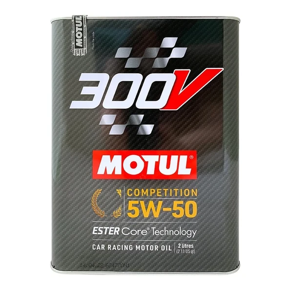 Motul 300V Competition 5W50 2 Lt Tam Sentetik Motor Yağı ürün görseli 1