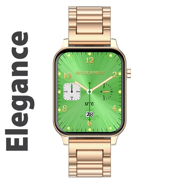 Elegance Akıllı Saat Alüminyum Kasa Metal Kordon Rosegold ürün görseli 1