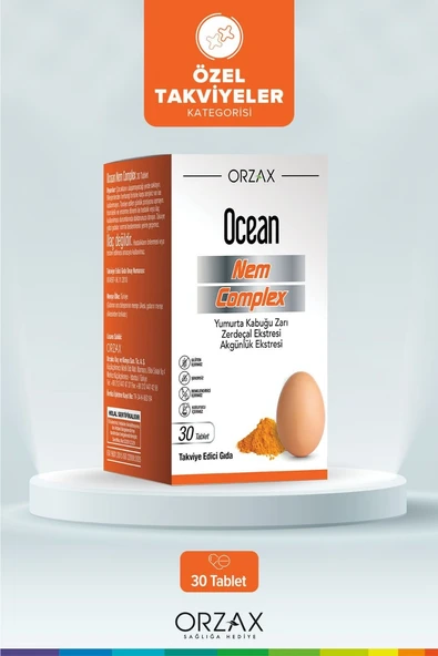 Ocean Nem Kompleks 30 Tablet ürün görseli 1