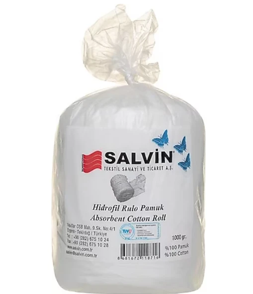 Salvin Hidrofil Rulo Pamuk 1 kg 1000 gr ürün görseli 1