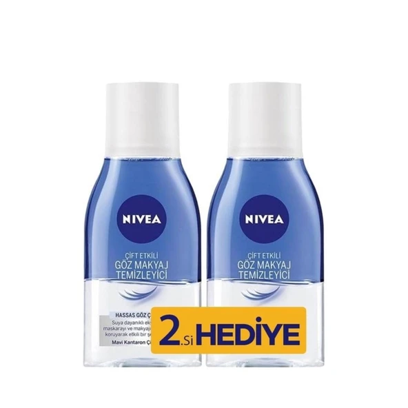 Nivea Çift Etkili Göz Makyaj Temizleyici 125 Ml 2'li Set ürün görseli 1