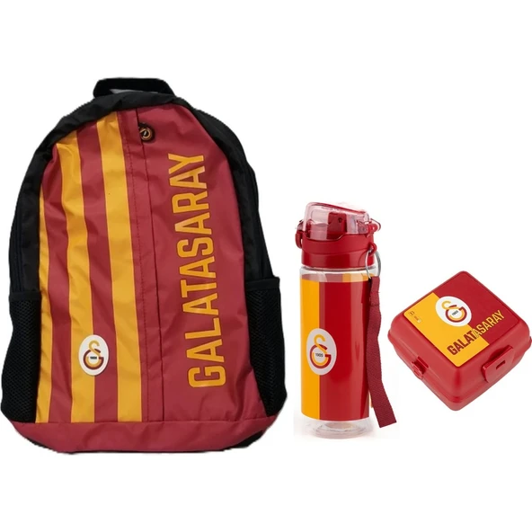 Taraftar Galatasaray Çanta+ Suluk+ Beslenme Kabı Set2 ürün görseli 1