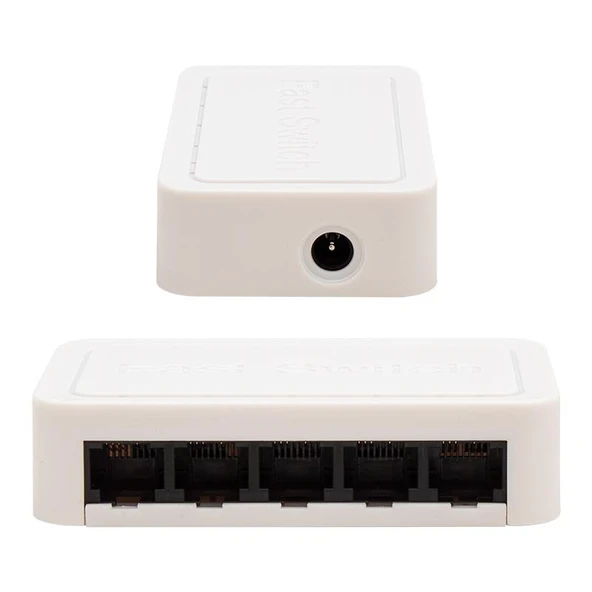 PowerMaster PM-17647 5 Port 10/100 Mbps Ethernet Switch - Resim 2